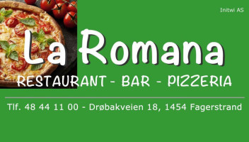 La Romana menu