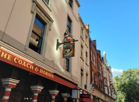 Coach Horses outside