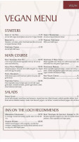 Inn on the Loch menu