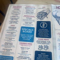 Lewis's Ice Cream Coffee Shop menu