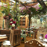 Petersham Nurseries Café inside