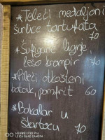 Konoba Karoca menu