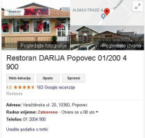 Restoran Darija menu