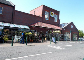 Cafe Morrisons outside