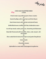 Chez Jules menu