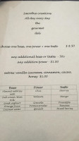 Alma’s Vintage Sandwich And Cake Shop menu