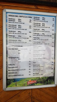 Grom Burger menu