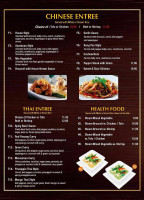 The White Hart menu