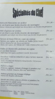 Randenturm menu