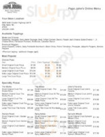 Gaucho menu