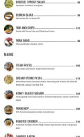 Bunnyconnellan menu