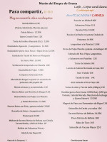 Streatham Kitchen menu
