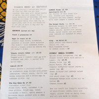 Rafikis menu