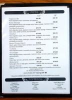 The Black Horse menu