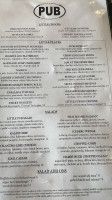 Crossroads Cafe menu