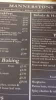 Mannerstons menu