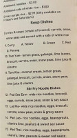 Benedicts menu