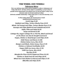 The Wheel Inn menu