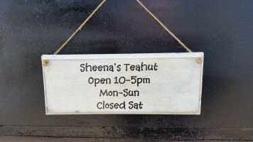 Sheena's Tea Hut menu