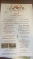 The Oak Room menu