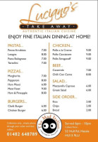 Luciano menu