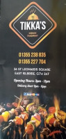 Tikka menu
