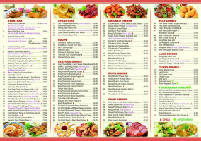 Sunrise Gourmet menu