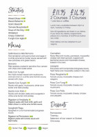 Una Vita menu