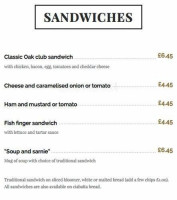 Four Seasons menu