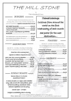 The Windmill Inn menu