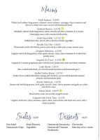 Una Vita menu