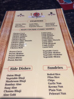 Fouberts menu