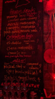 George And Dragon menu