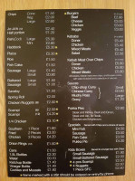 Hampton Chippy menu