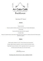 An Cala Café menu