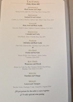 Lytham House menu