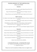 The Dog menu