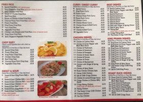 Beefeater Redditch North menu