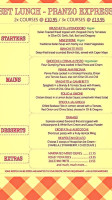 Vesuvius menu