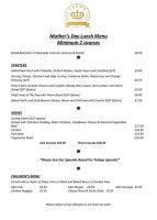 The Crown Inn At Finglesham menu