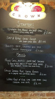 The Crown Inn At Finglesham menu