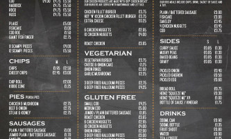 The Fish Chip Shop menu