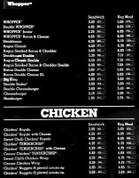 279 Café Bistro menu