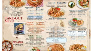 The Chequers menu