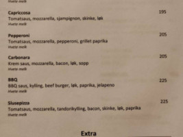 Lunde Slusekro menu