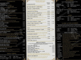 Gandhi menu
