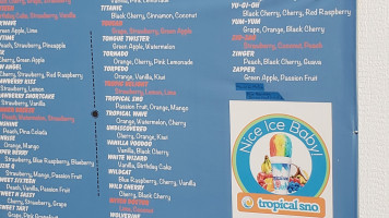 Moor Of Rannoch menu