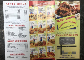 Le Damas menu