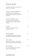 The Plough Harborne menu