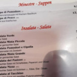 Pizzeria Michelangelo menu